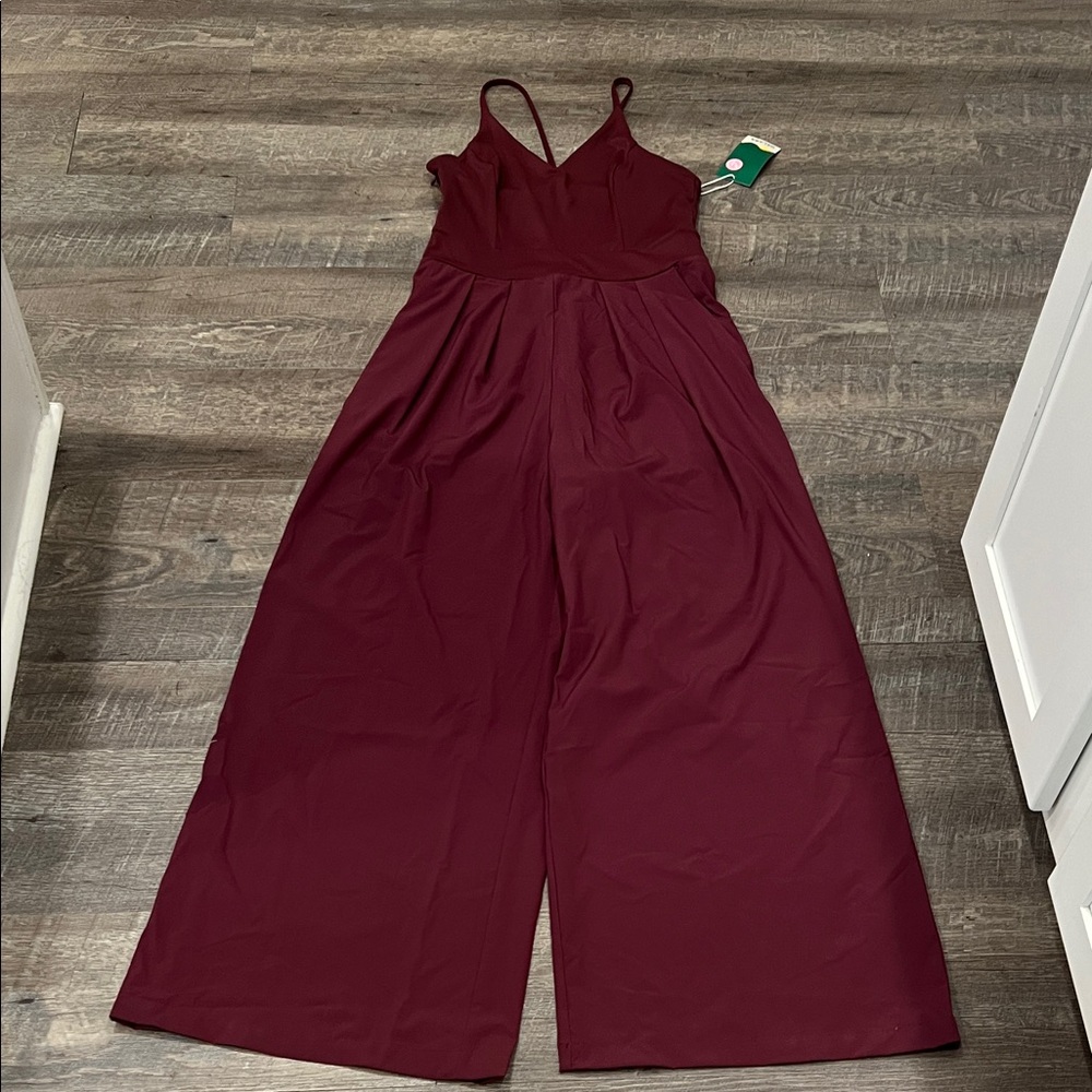 HALARA Deep Red Jumpsuit